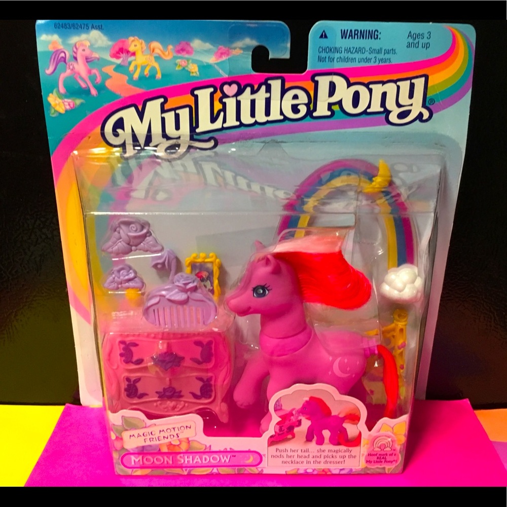 My Little Pony VTG 1997 Magic Motion Moon Shadow Pony